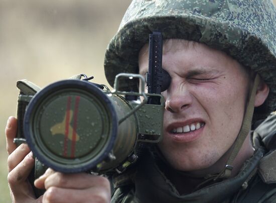 Military exercise "Center-2011" in Astrakhan region