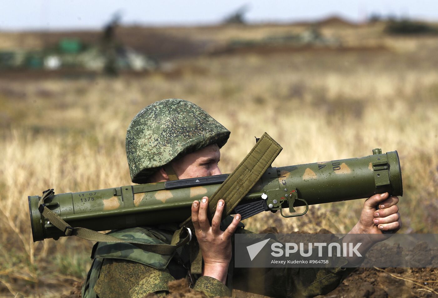 Center 2011 military exercise in Astrakhan Region