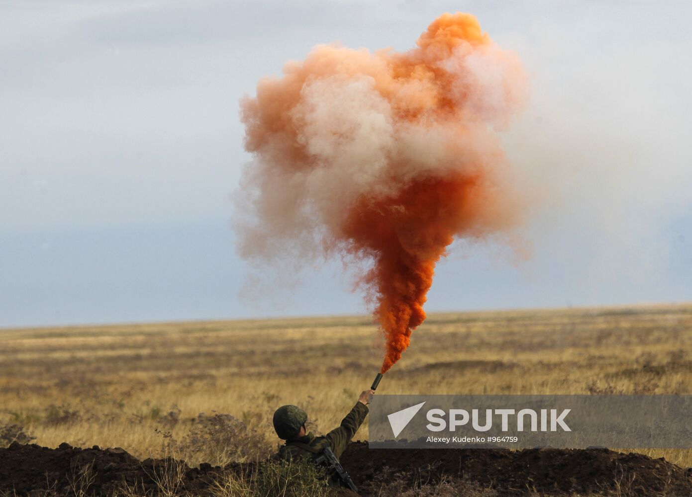 Center 2011 military exercise in Astrakhan Region