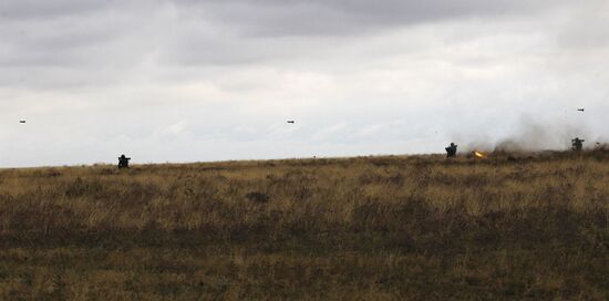 Center 2011 military exercise in Astrakhan Region