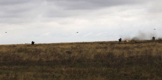 Center 2011 military exercise in Astrakhan Region