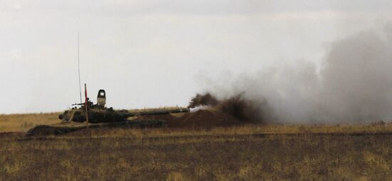 Center 2011 military exercise in Astrakhan Region