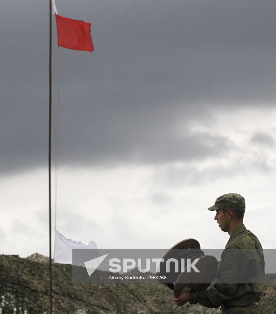 Center 2011 military exercise in Astrakhan Region