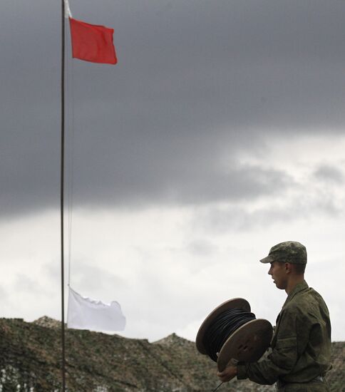 Center 2011 military exercise in Astrakhan Region