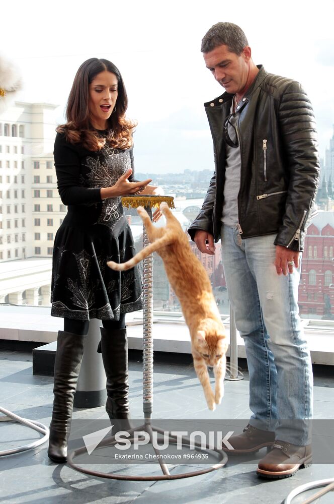 Photocall with Salma Hayek and Antonio Banderas