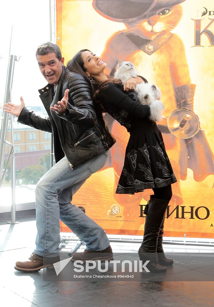 Photocall with Salma Hayek and Antonio Banderas