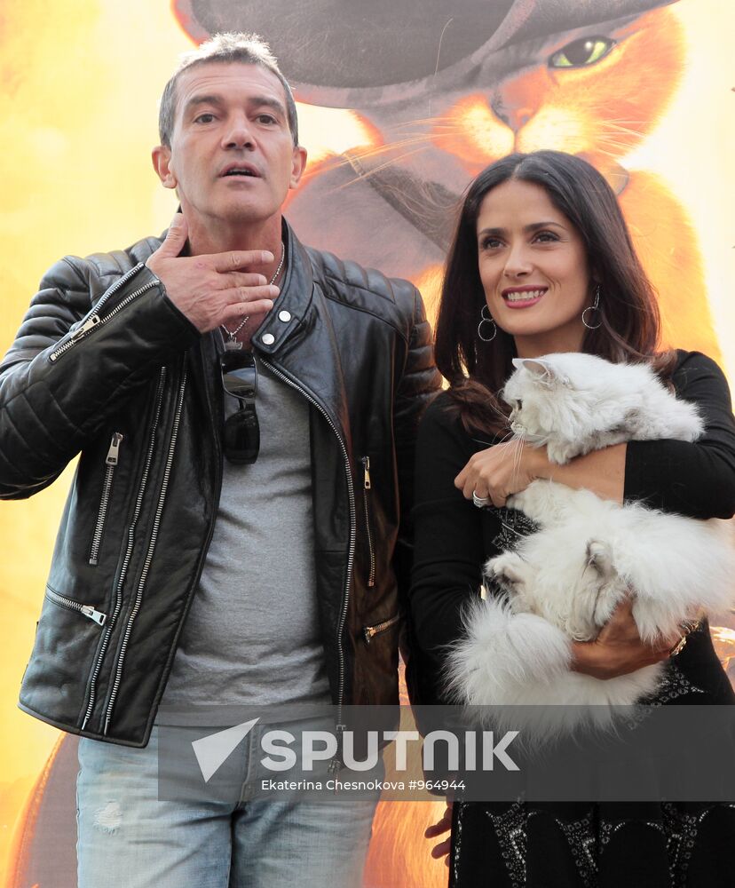 Photocall with Salma Hayek and Antonio Banderas