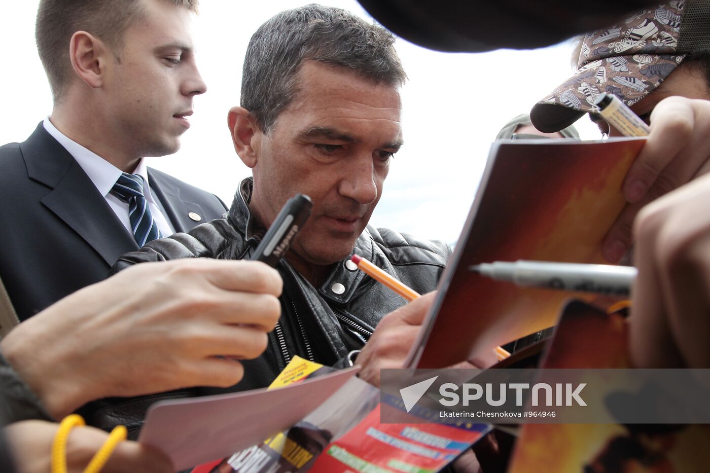 Photocall with Salma Hayek and Antonio Banderas