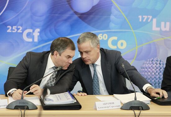 Vyacheslav Volodin and Alexander Abramov