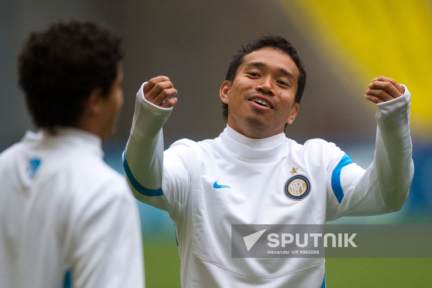 Soccer. FC Inter during training practice