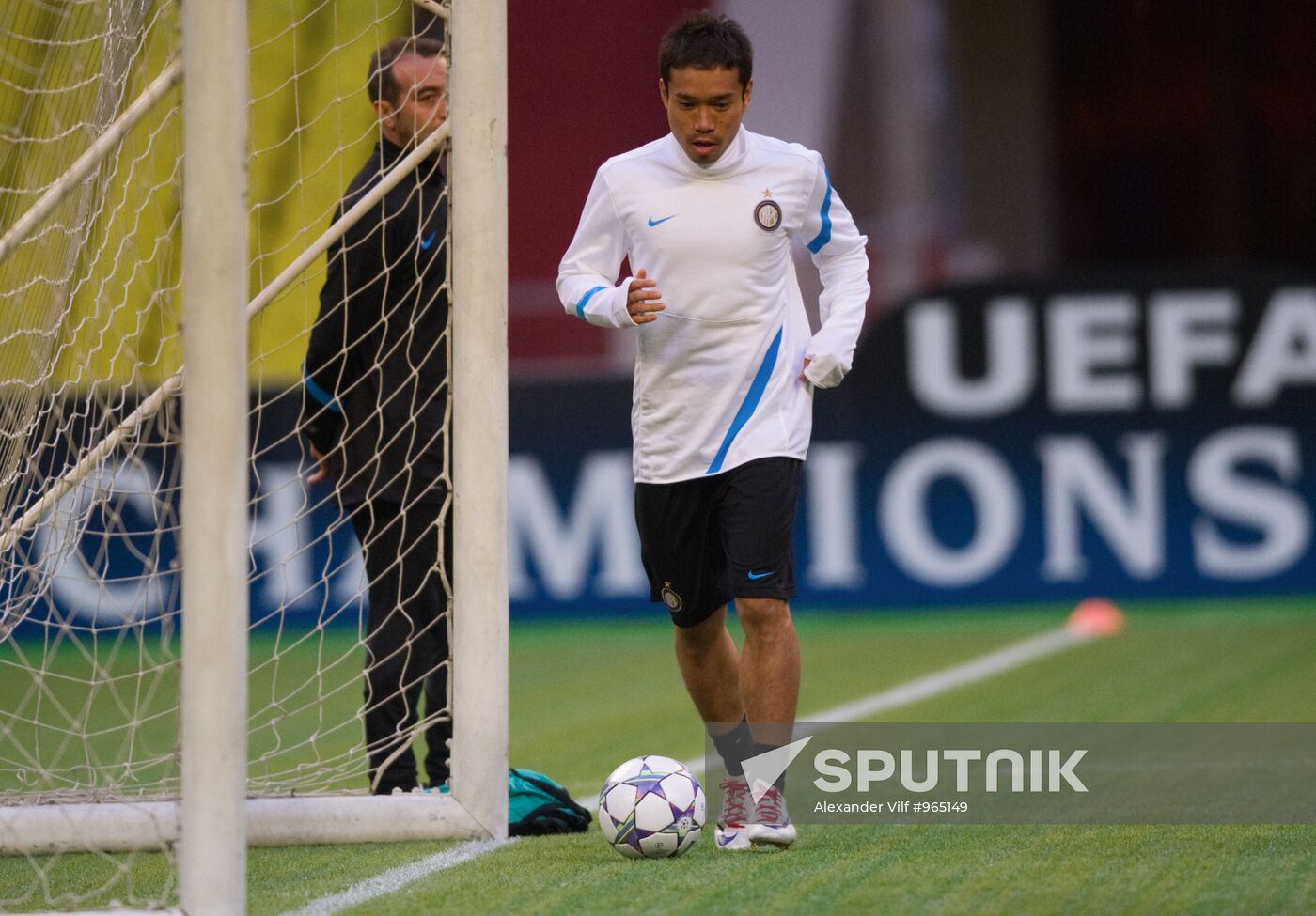 Soccer. FC Inter during training practice