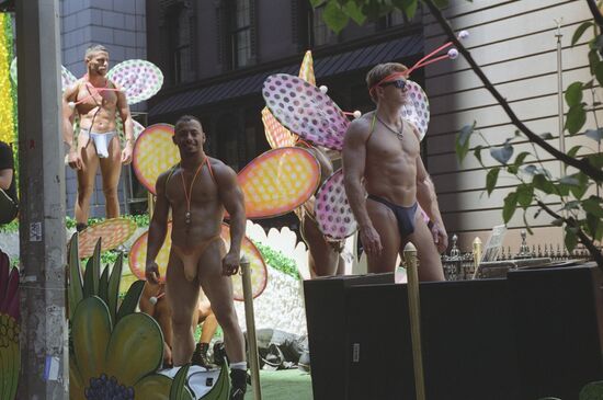 Gay and lesbians parade, New York