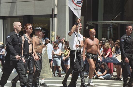 Gay and lesbians parade, New York