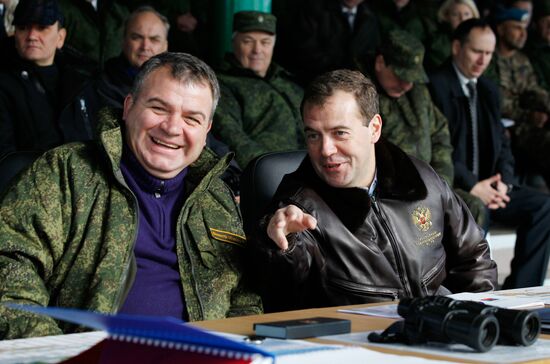 President Dmitry Medvedev arrived in Chelyabinsk Region