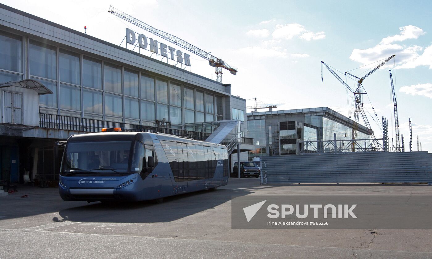 New terminal at Donetsk Airport