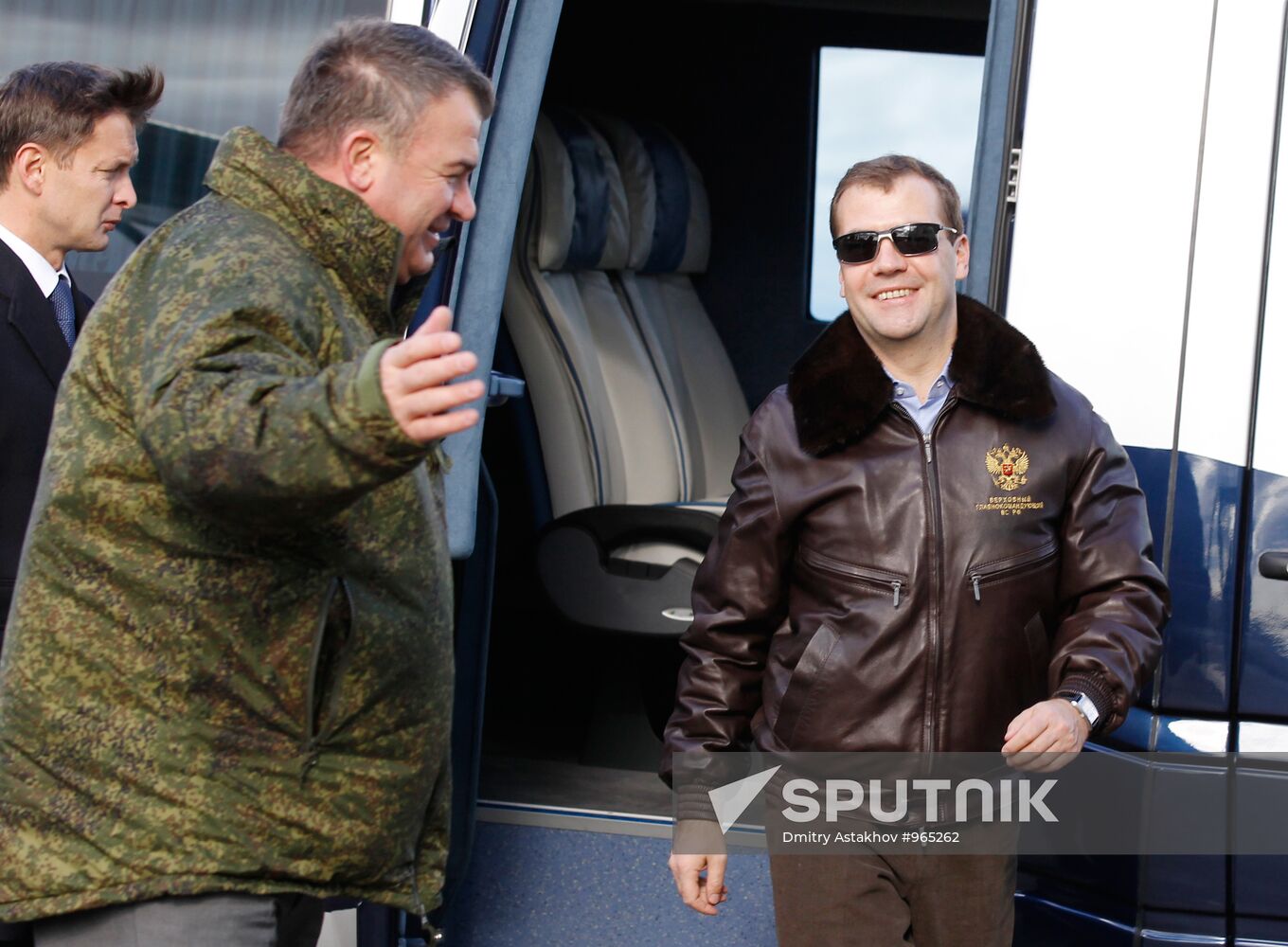 President Dmitry Medvedev arrived in Chelyabinsk Region