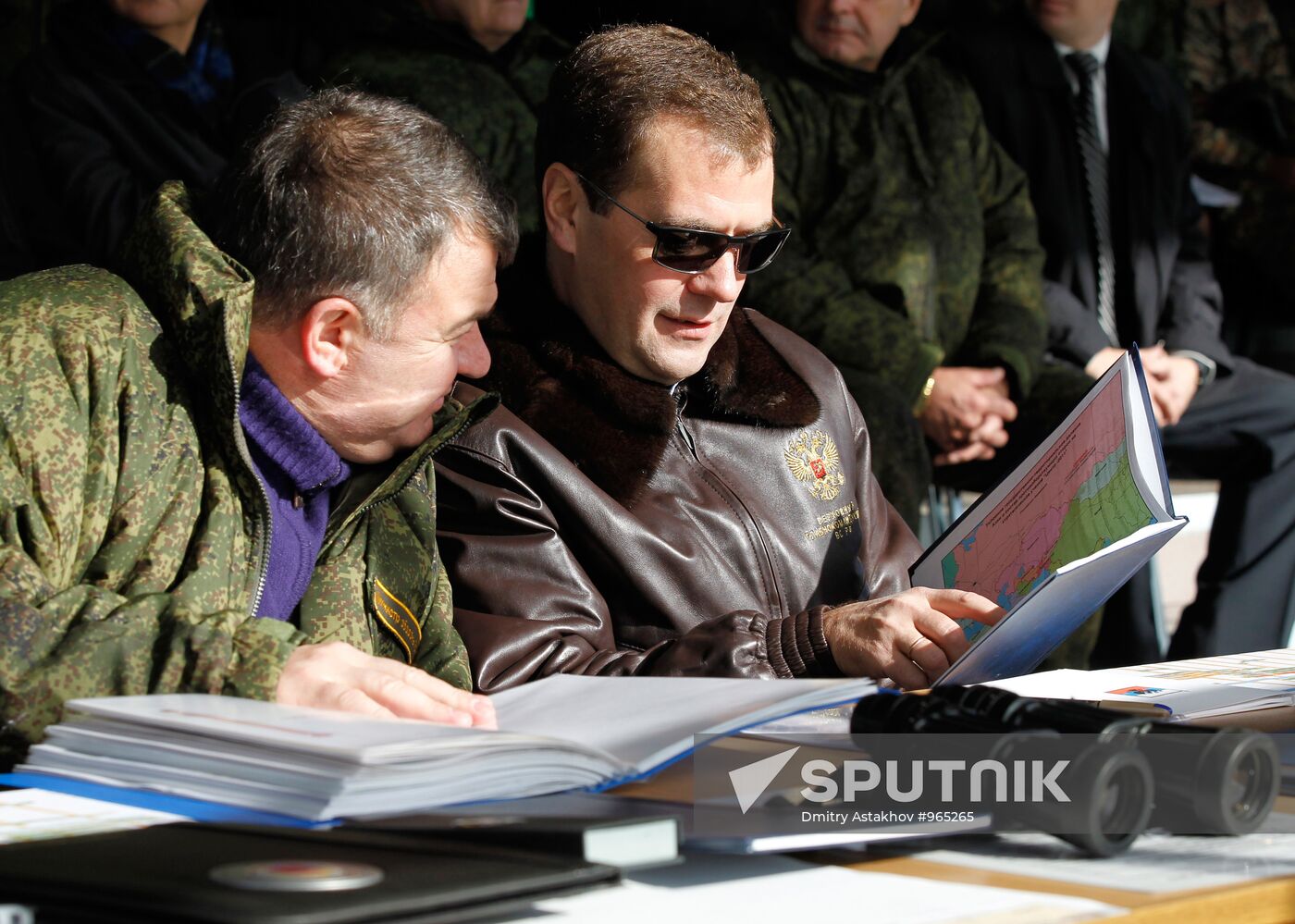 President Dmitry Medvedev arrived in Chelyabinsk Region