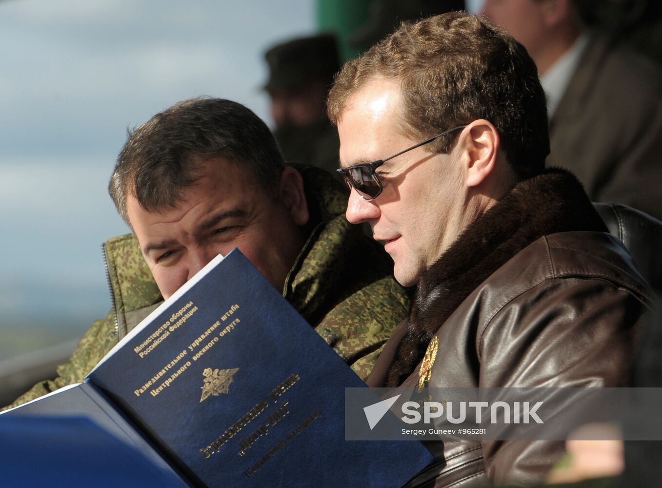 President Dmitry Medvedev arrived in Chelyabinsk Region