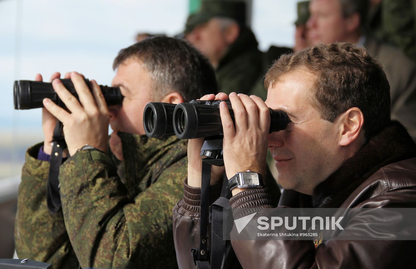 President Dmitry Medvedev arrived in Chelyabinsk Region