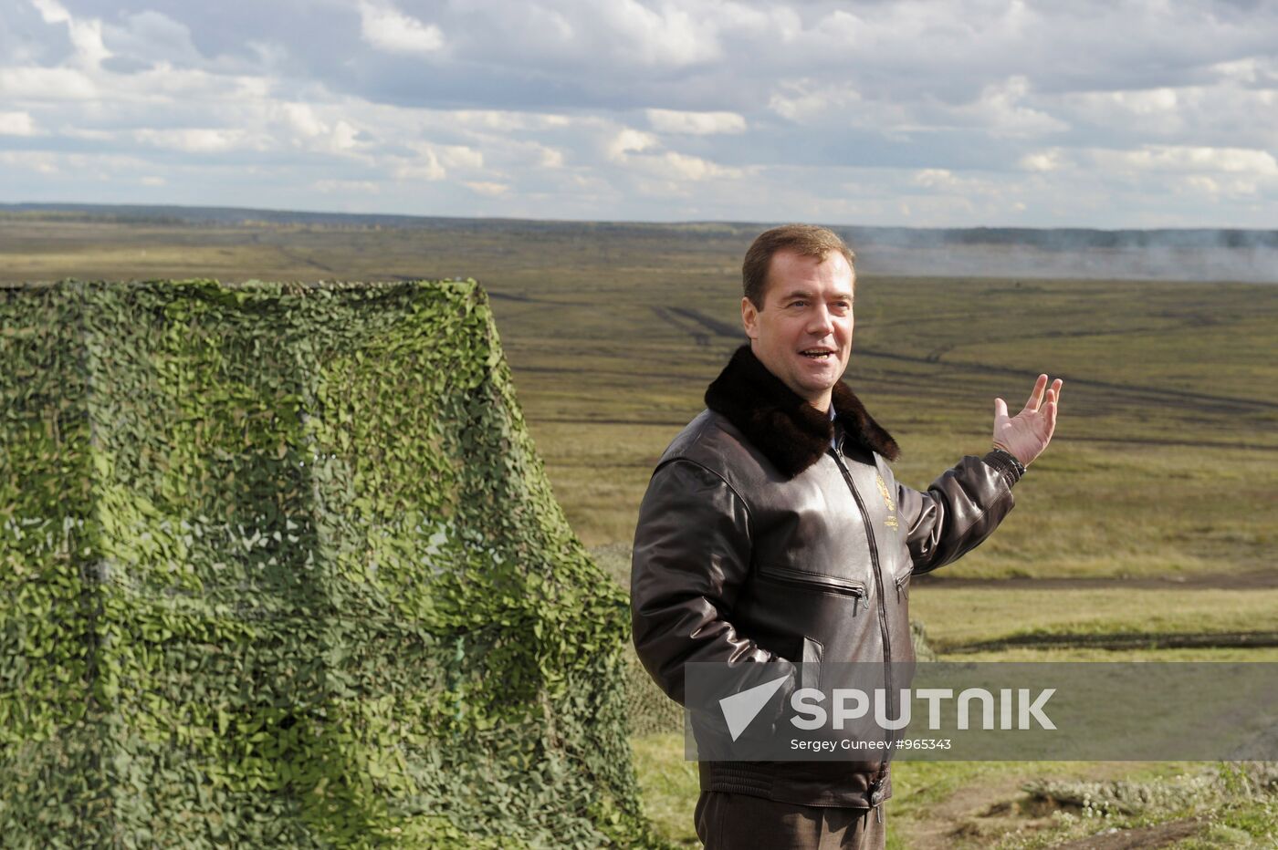 President Dmitry Medvedev arrived in Chelyabinsk Region