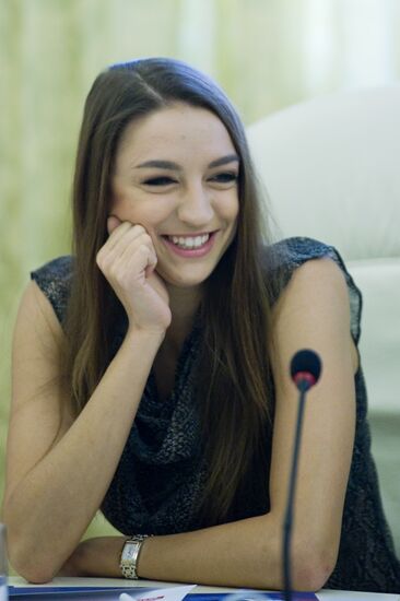 Press conference on World Rhythmic Gymnastics Championship