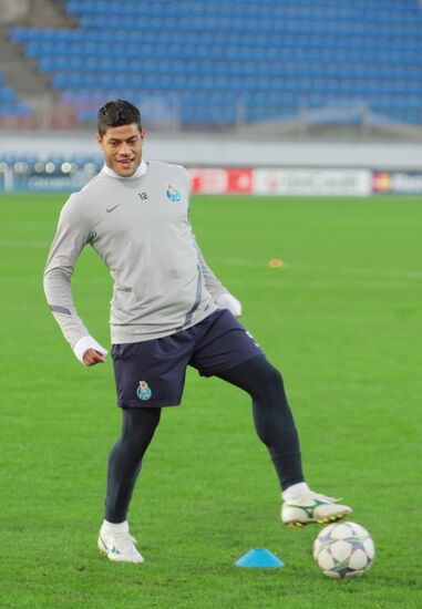 Football. Champions League. Training by FC Porto
