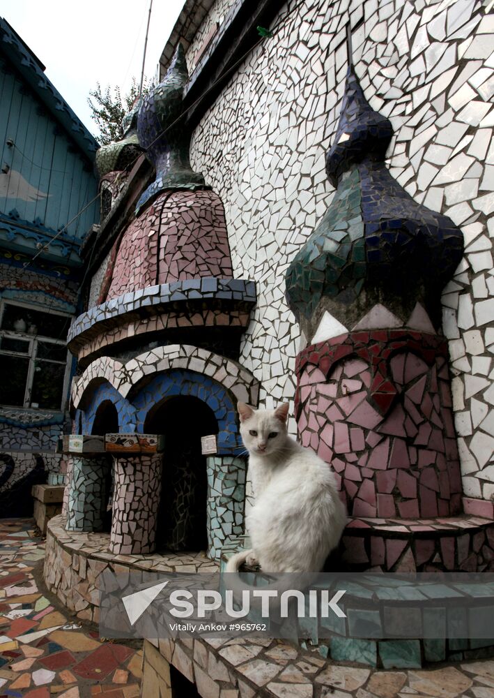 Palace built from consturction waste in Primorye Territory