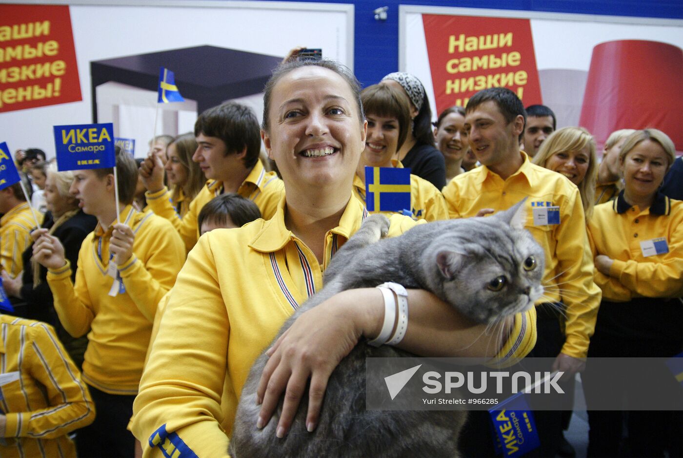 Grand opening of IKEA store in Samara