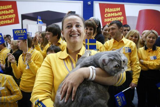 Grand opening of IKEA store in Samara
