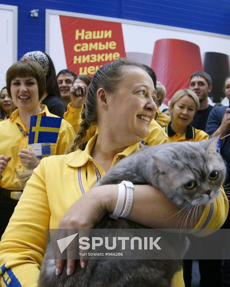 Grand opening of IKEA store in Samara