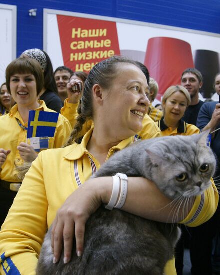 Grand opening of IKEA store in Samara