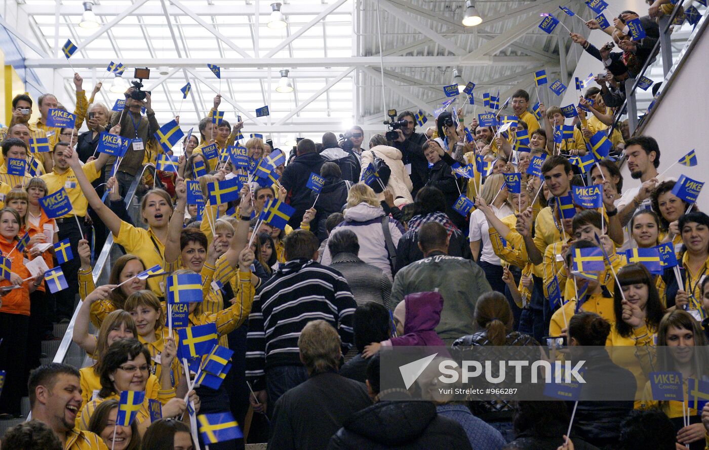 Grand opening of IKEA store in Samara