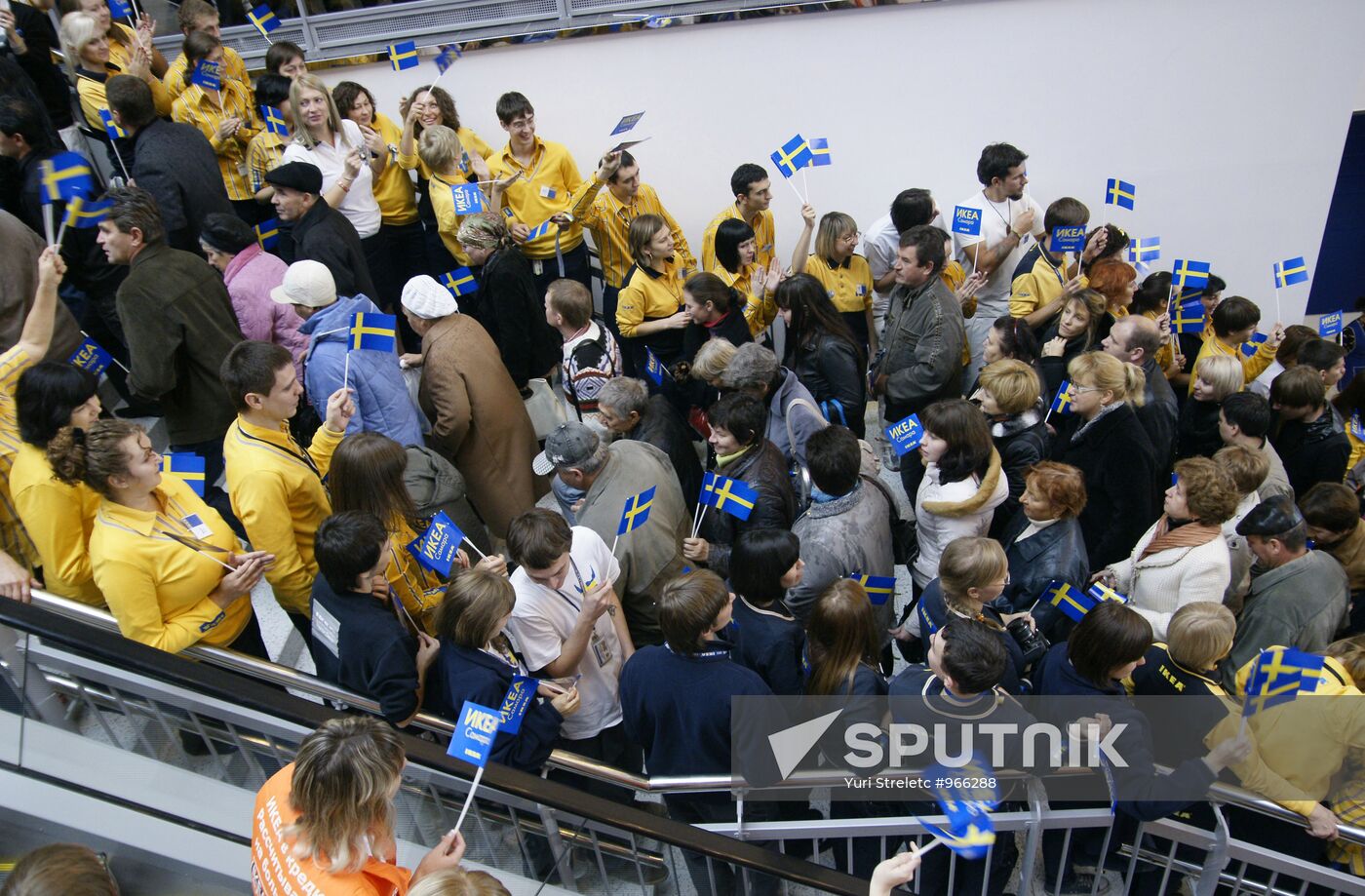 Grand opening of IKEA store in Samara
