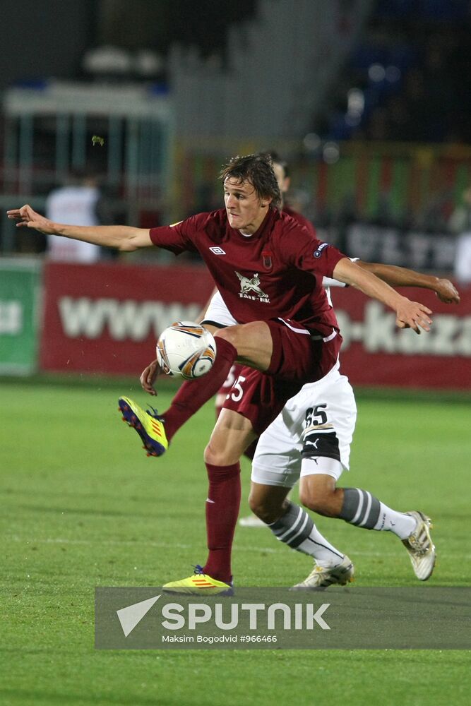 Football European League. Match "Rubin" - PAOK