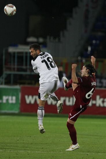 Football European League. Match "Rubin" - PAOK