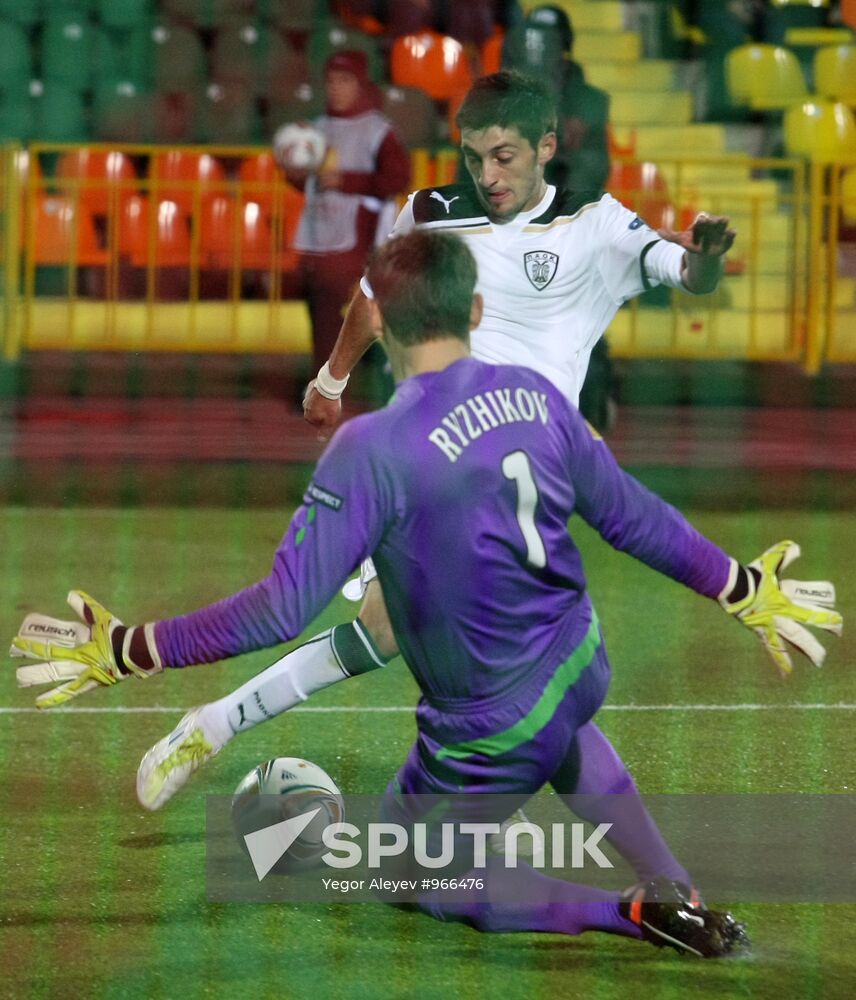 Football European League. Match "Rubin" – PAOK (Aleev)