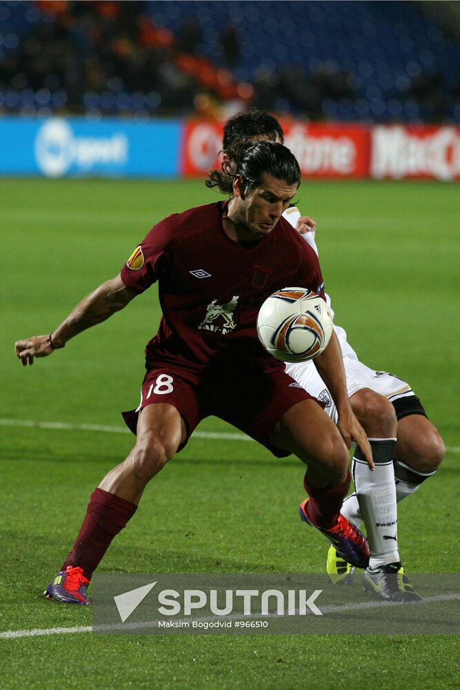 Football European League. Match "Rubin" – PAOK