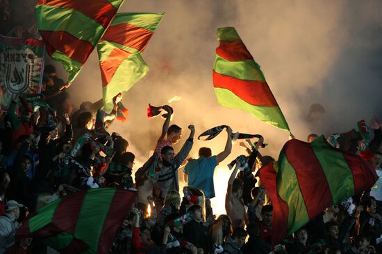 Football European League. Match "Rubin" – PAOK