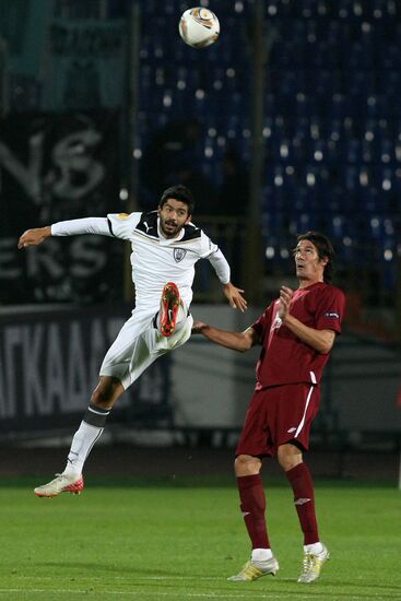 Football European League. Match "Rubin" – PAOK