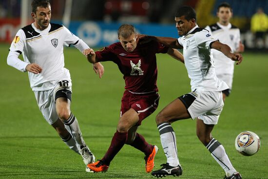 Football European League. Match "Rubin" – PAOK