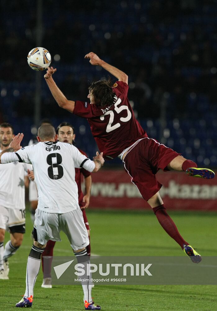 Football European League. Match "Rubin" – PAOK