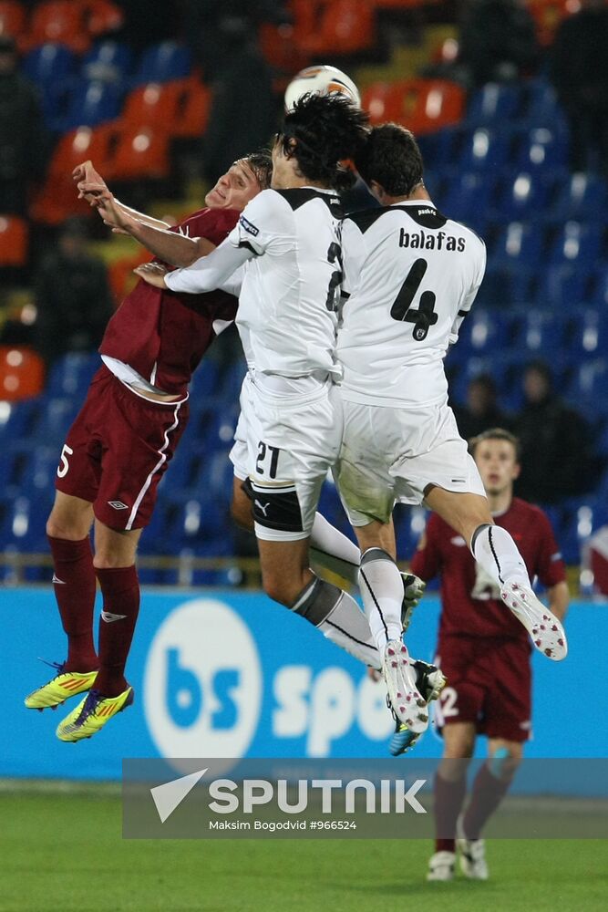 Football European League. Match "Rubin" – PAOK