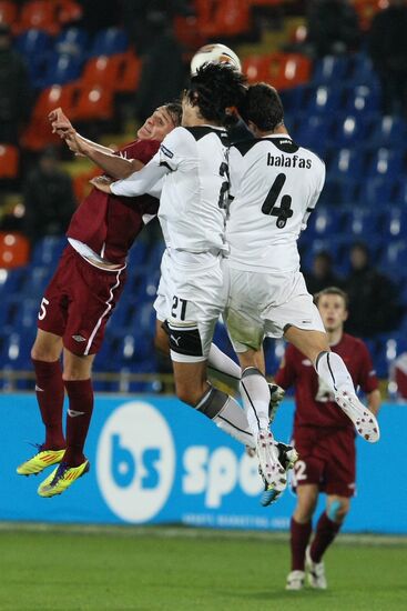 Football European League. Match "Rubin" – PAOK