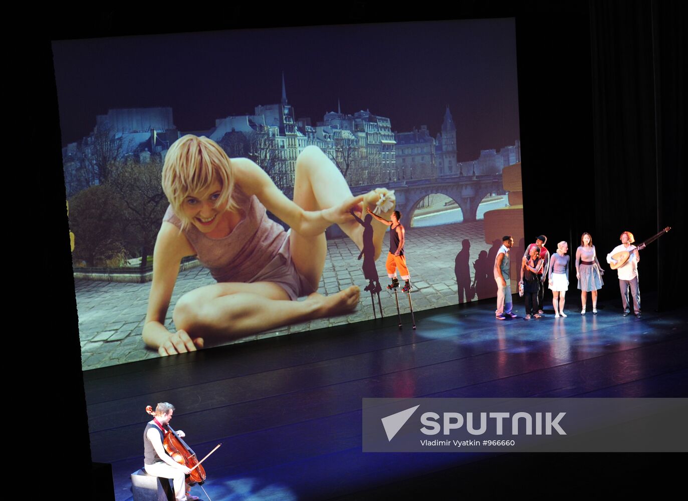 Orphee choreographic performance at DanceInversion festival