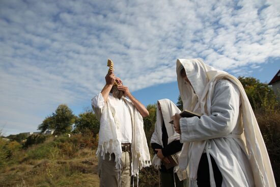 Celebrating the Jewish New Year Rosh Hashanah