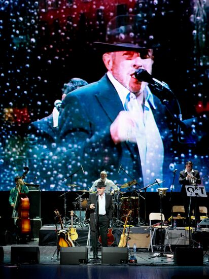 Andrei Makarevich at Time Flies anniversary concert in Moscow