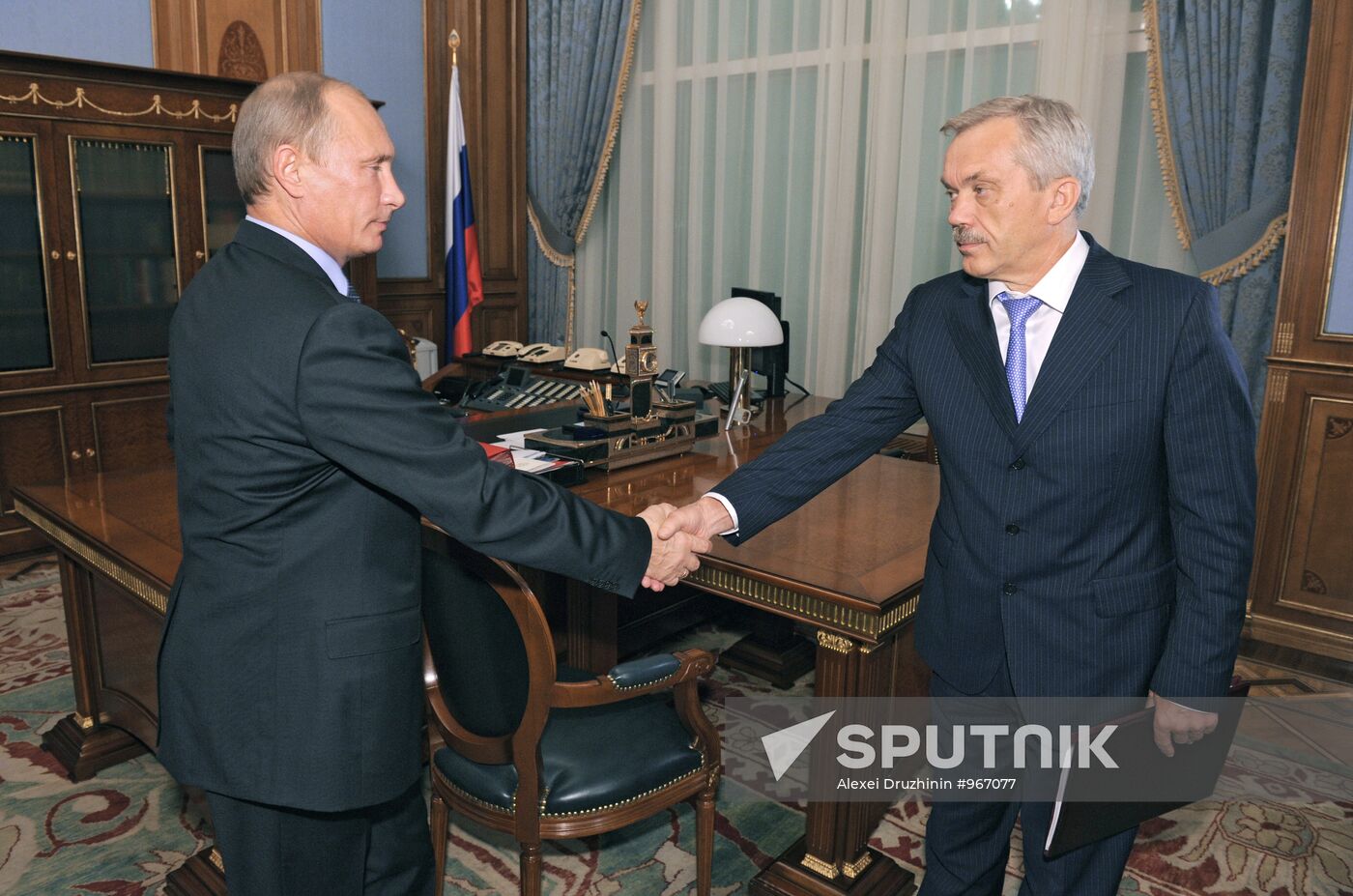 Vladimir Putin meets with Yevgeny Savchenko