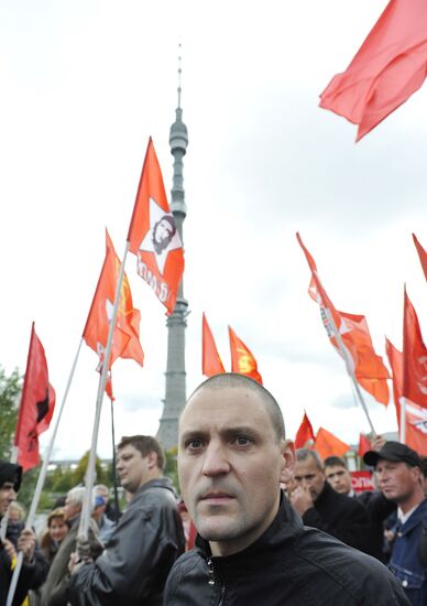 Opposition stages Social March in Moscow