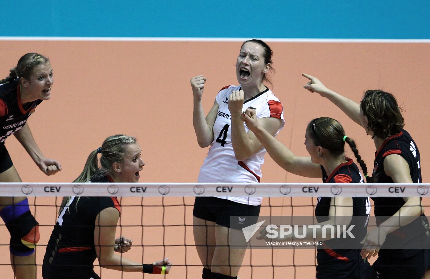 2011 Volleyball European Championship finals, Serbia vs. Germany