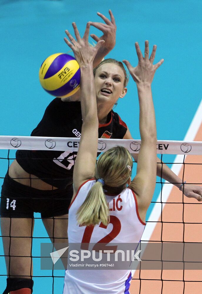 2011 Volleyball European Championship finals, Serbia vs. Germany